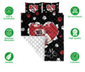 Ohaprints-Quilt-Bed-Set-Pillowcase-Pug-Dog-Lover-Pearl-Love-Adorable-Heart-Blanket-Bedspread-Bedding-1960-Double (70'' x 80'')