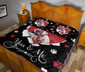 Ohaprints-Quilt-Bed-Set-Pillowcase-Pug-Dog-Lover-Pearl-Love-Adorable-Heart-Blanket-Bedspread-Bedding-1960-Queen (80'' x 90'')