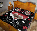 Ohaprints-Quilt-Bed-Set-Pillowcase-Shih-Tzu-Shitzu-Dog-Lover-Love-Heart-Blanket-Bedspread-Bedding-1836-Queen (80'' x 90'')