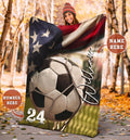 Ohaprints-Fleece-Sherpa-Blanket-Soccer-Flag-Usa-Goal-Custom-Personalized-Name-Number-Soft-Throw-Blanket-1260-Fleece Blanket