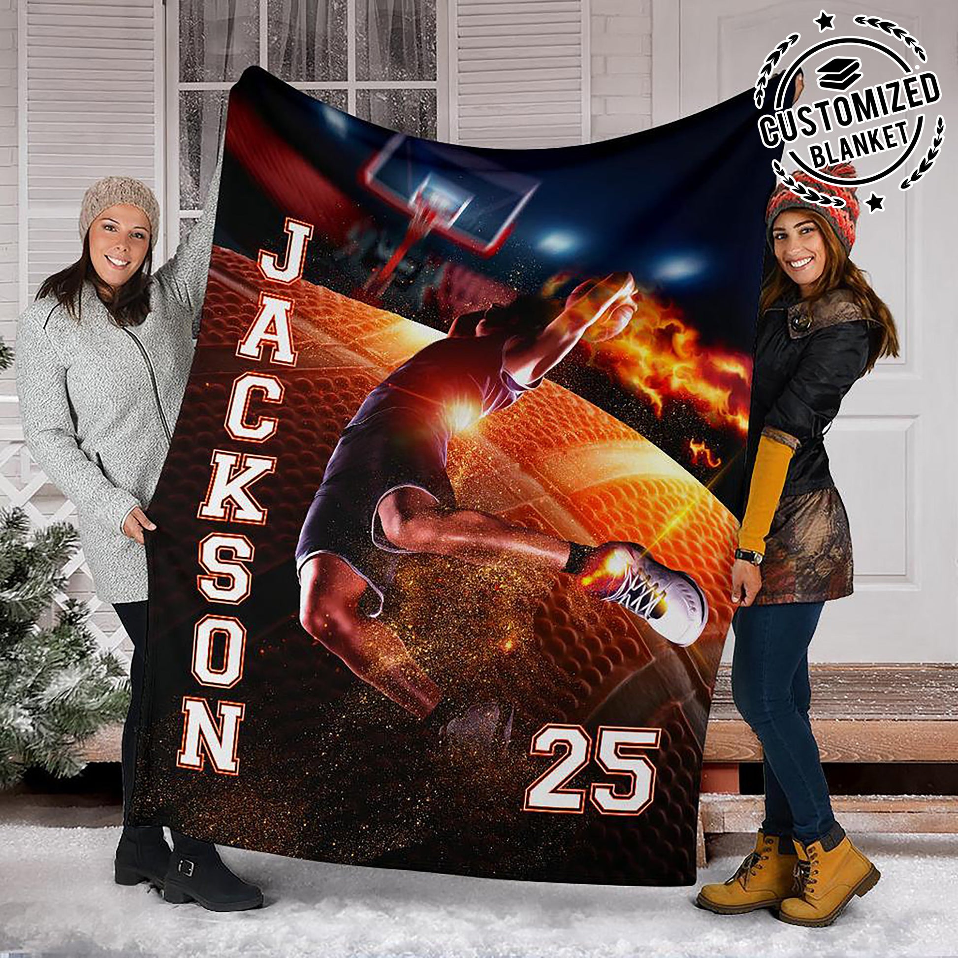 Ohaprints-Fleece-Sherpa-Blanket-Basketball-Gift-For-Son-Boy-Men-Custom-Personalized-Name-Number-Soft-Throw-Blanket-1721-Sherpa Blanket