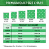 Ohaprints-Quilt-Bed-Set-Pillowcase-Nonverbal-Sign-Language-Hand-Sign-Black-Green-Patchwork-Blanket-Bedspread-Bedding-2714-Twin (60&#39;&#39; x 70&#39;&#39;)