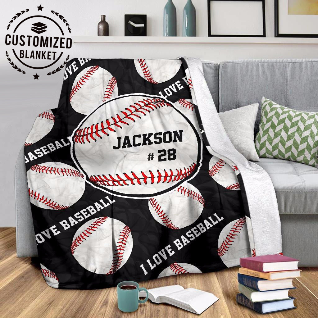 Ohaprints-Fleece-Sherpa-Blanket-Baseball-Gift-For-Son-Boy-Custom-Personalized-Name-Number-Soft-Throw-Blanket-1467-Sherpa Blanket