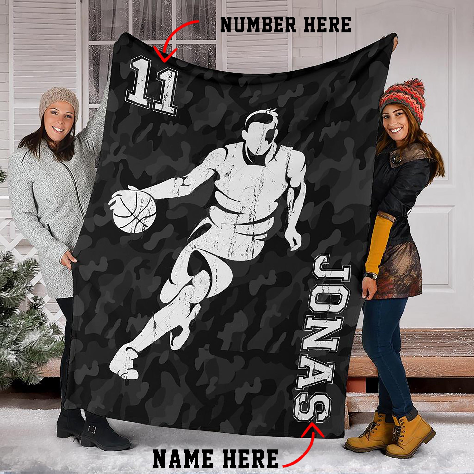 Ohaprints-Fleece-Sherpa-Blanket-Basketball-Gift-For-Son-Boy-Men-Custom-Personalized-Name-Number-Soft-Throw-Blanket-1763-Sherpa Blanket