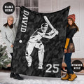 Ohaprints-Fleece-Sherpa-Blanket-Gift-For-Cricket-Lover-Black-Camo-Cricket-Boy-Player-Custom-Personalized-Name-Soft-Throw-Blanket-1769-Sherpa Blanket