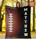 Ohaprints-Fleece-Sherpa-Blanket-American-Football-Gift-For-Son-Boy-Men-Custom-Personalized-Name-Soft-Throw-Blanket-1278-Fleece Blanket