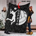 Ohaprints-Fleece-Sherpa-Blanket-Volleyball-Gift-For-Daughter-Girl-Custom-Personalized-Name-Number-Soft-Throw-Blanket-1413-Sherpa Blanket