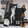 Ohaprints-Fleece-Sherpa-Blanket-Basketball-Gift-For-Son-Boy-Men-Custom-Personalized-Name-Number-Soft-Throw-Blanket-1754-Sherpa Blanket