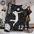 Ohaprints-Fleece-Sherpa-Blanket-Volleyball-Gift-For-Daughter-Girl-Custom-Personalized-Name-Number-Soft-Throw-Blanket-1204-Sherpa Blanket