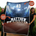 Ohaprints-Fleece-Sherpa-Blanket-American-Football-Gift-For-Son-Boy-Men-Custom-Personalized-Name-Number-Soft-Throw-Blanket-1906-Fleece Blanket