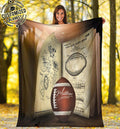 Ohaprints-Fleece-Sherpa-Blanket-American-Football-Gift-For-Son-Boy-Men-Custom-Personalized-Name-Soft-Throw-Blanket-1345-Fleece Blanket