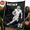 Ohaprints-Fleece-Sherpa-Blanket-American-Football-Gift-For-Son-Boy-Men-Custom-Personalized-Name-Number-Soft-Throw-Blanket-1338-Fleece Blanket