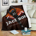 Ohaprints-Fleece-Sherpa-Blanket-American-Football-Gift-For-Son-Boy-Men-Custom-Personalized-Name-Number-Soft-Throw-Blanket-1266-Sherpa Blanket