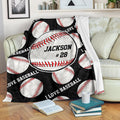 Ohaprints-Fleece-Sherpa-Blanket-Baseball-Gift-For-Son-Boy-Custom-Personalized-Name-Number-Soft-Throw-Blanket-1467-Fleece Blanket