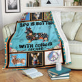 Ohaprints-Fleece-Sherpa-Blanket-Life-Better-With-Corgis-Dog-Gift-For-Dog-Lovers-Soft-Throw-Blanket-1782-Fleece Blanket