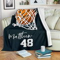 Ohaprints-Fleece-Sherpa-Blanket-Basketball-Gift-For-Son-Boy-Men-Custom-Personalized-Name-Number-Soft-Throw-Blanket-1641-Fleece Blanket