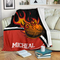 Ohaprints-Fleece-Sherpa-Blanket-Basketball-Gift-For-Son-Boy-Men-Custom-Personalized-Name-Number-Soft-Throw-Blanket-1709-Fleece Blanket