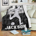 Ohaprints-Fleece-Sherpa-Blanket-Soccer-Dark-Camo-Player-Gift-For-Fan-Lovers-Custom-Personalized-Name-Number-Soft-Throw-Blanket-1373-Fleece Blanket