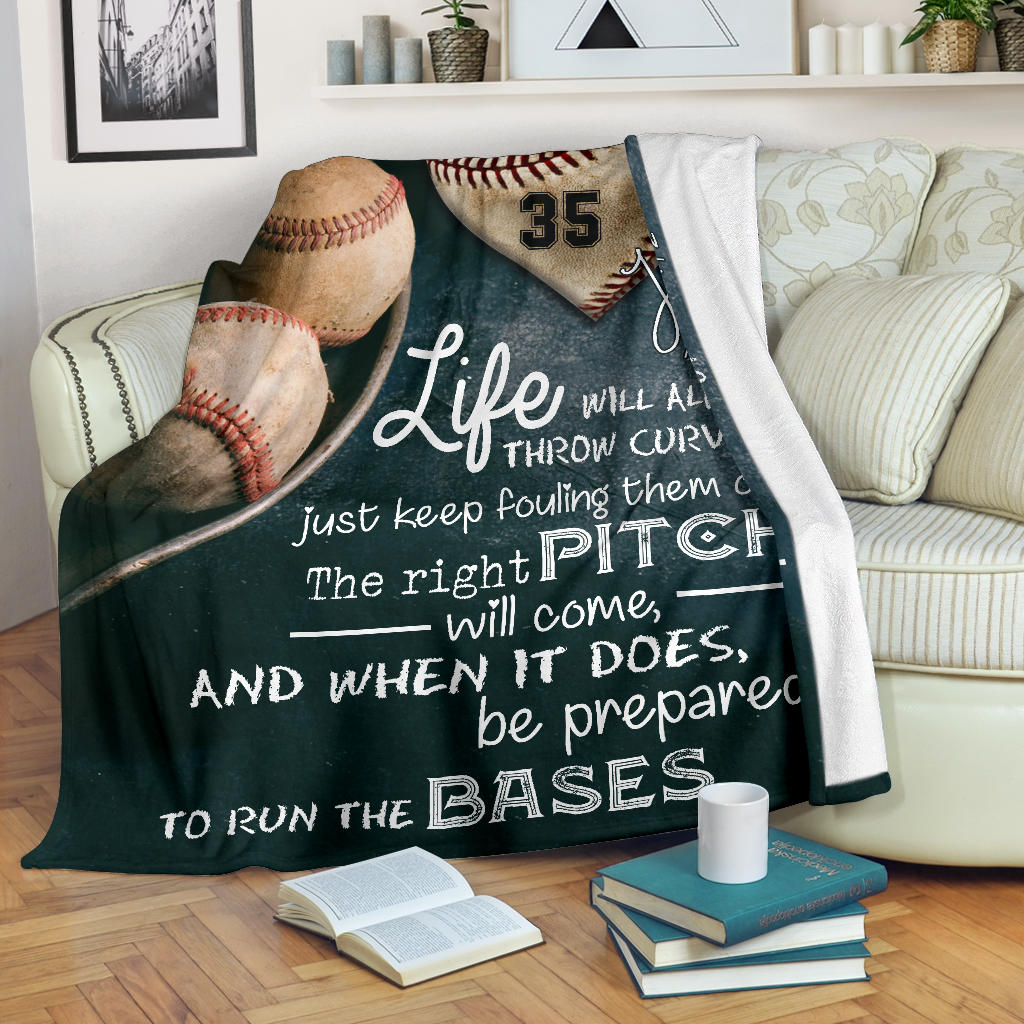 Ohaprints-Fleece-Sherpa-Blanket-Baseball-Gift-For-Son-Boy-Custom-Personalized-Name-Number-Soft-Throw-Blanket-1472-Fleece Blanket