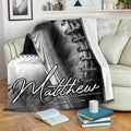 Ohaprints-Fleece-Sherpa-Blanket-Baseball-Gift-For-Son-Boy-Custom-Personalized-Name-Soft-Throw-Blanket-1443-Fleece Blanket