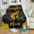 Ohaprints-Fleece-Sherpa-Blanket-Softball-Gift-For-Daughter-Girl-From-Mom-Soft-Throw-Blanket-1739-Fleece Blanket