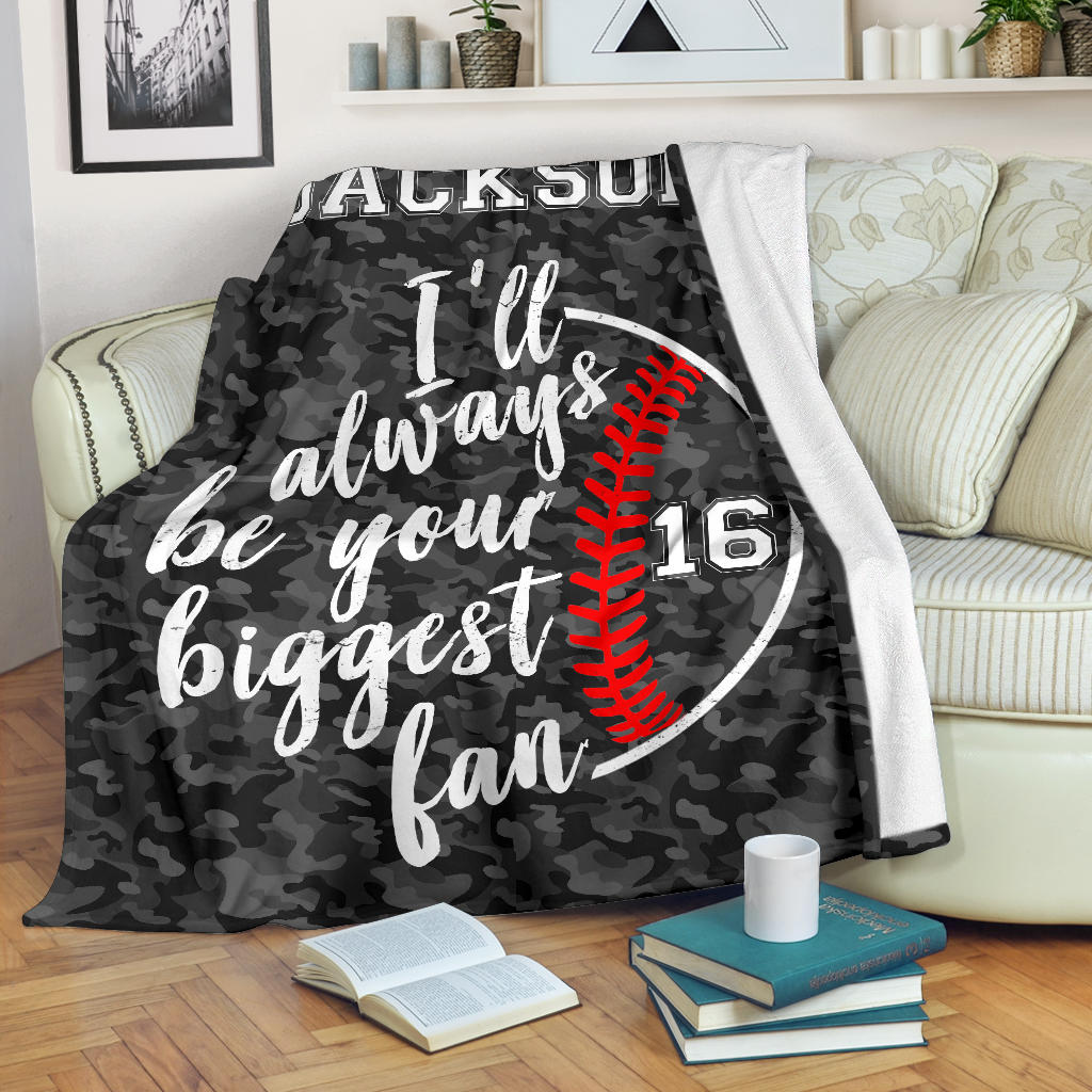 Ohaprints-Fleece-Sherpa-Blanket-Baseball-Gift-For-Son-Boy-Custom-Personalized-Name-Number-Soft-Throw-Blanket-1507-Fleece Blanket