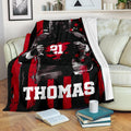 Ohaprints-Fleece-Sherpa-Blanket-American-Football-Gift-For-Son-Boy-Men-Custom-Personalized-Name-Number-Soft-Throw-Blanket-1331-Fleece Blanket