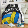 Ohaprints-Fleece-Sherpa-Blanket-Volleyball-Gift-For-Daughter-Girl-Custom-Personalized-Name-Number-Soft-Throw-Blanket-1235-Fleece Blanket