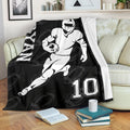 Ohaprints-Fleece-Sherpa-Blanket-American-Football-Gift-For-Son-Boy-Men-Custom-Personalized-Name-Number-Soft-Throw-Blanket-1908-Fleece Blanket