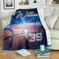 Ohaprints-Fleece-Sherpa-Blanket-Basketball-Gift-For-Son-Boy-Men-Custom-Personalized-Name-Number-Soft-Throw-Blanket-1626-Fleece Blanket