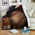 Ohaprints-Fleece-Sherpa-Blanket-Baseball-Gift-For-Son-Boy-Custom-Personalized-Name-Number-Soft-Throw-Blanket-1460-Fleece Blanket