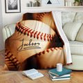 Ohaprints-Fleece-Sherpa-Blanket-Baseball-Gift-For-Son-Boy-Custom-Personalized-Name-Soft-Throw-Blanket-1468-Fleece Blanket