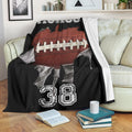 Ohaprints-Fleece-Sherpa-Blanket-American-Football-Gift-For-Son-Boy-Men-Custom-Personalized-Name-Number-Soft-Throw-Blanket-1918-Fleece Blanket