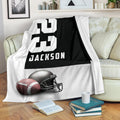 Ohaprints-Fleece-Sherpa-Blanket-American-Football-Gift-For-Son-Boy-Men-Custom-Personalized-Name-Number-Soft-Throw-Blanket-1926-Fleece Blanket