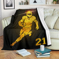 Ohaprints-Fleece-Sherpa-Blanket-American-Football-Gift-For-Son-Boy-Men-Custom-Personalized-Name-Number-Soft-Throw-Blanket-1303-Sherpa Blanket