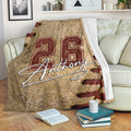 Ohaprints-Fleece-Sherpa-Blanket-Baseball-Gift-For-Son-Boy-Custom-Personalized-Name-Number-Soft-Throw-Blanket-1433-Fleece Blanket