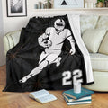 Ohaprints-Fleece-Sherpa-Blanket-American-Football-Gift-For-Son-Boy-Men-Custom-Personalized-Name-Number-Soft-Throw-Blanket-1338-Sherpa Blanket