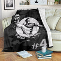 Ohaprints-Fleece-Sherpa-Blanket-Water-Polo-Black-And-White-Custom-Personalized-Name-Number-Soft-Throw-Blanket-1426-Fleece Blanket