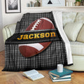 Ohaprints-Fleece-Sherpa-Blanket-American-Football-Gift-For-Son-Boy-Men-Custom-Personalized-Name-Soft-Throw-Blanket-1288-Fleece Blanket