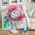 Ohaprints-Fleece-Sherpa-Blanket-Volleyball-Gift-For-Daughter-Girl-Custom-Personalized-Name-Soft-Throw-Blanket-1169-Fleece Blanket