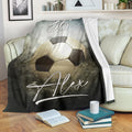 Ohaprints-Fleece-Sherpa-Blanket-Soccer-Ball-Dust-Effect-Custom-Personalized-Name-Number-Soft-Throw-Blanket-1347-Sherpa Blanket