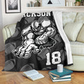 Ohaprints-Fleece-Sherpa-Blanket-American-Football-Gift-For-Son-Boy-Men-Custom-Personalized-Name-Number-Soft-Throw-Blanket-1383-Sherpa Blanket