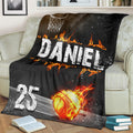 Ohaprints-Fleece-Sherpa-Blanket-Basketball-Gift-For-Son-Boy-Men-Custom-Personalized-Name-Number-Soft-Throw-Blanket-1609-Fleece Blanket