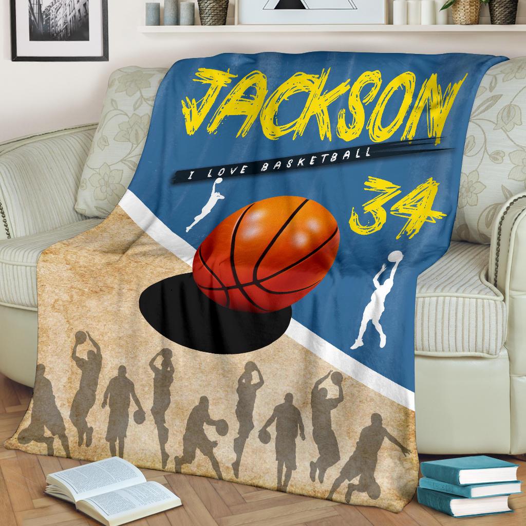 Ohaprints-Fleece-Sherpa-Blanket-Basketball-Gift-For-Son-Boy-Men-Custom-Personalized-Name-Number-Soft-Throw-Blanket-1725-Fleece Blanket