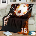 Ohaprints-Fleece-Sherpa-Blanket-Soccer-Volcanic-Goal-Fireballs-Custom-Personalized-Name-Number-Soft-Throw-Blanket-1344-Fleece Blanket