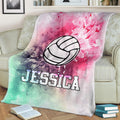 Ohaprints-Fleece-Sherpa-Blanket-Volleyball-Gift-For-Daughter-Girl-Custom-Personalized-Name-Soft-Throw-Blanket-1169-Fleece Blanket