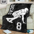 Ohaprints-Fleece-Sherpa-Blanket-American-Football-Gift-For-Son-Boy-Men-Custom-Personalized-Name-Number-Soft-Throw-Blanket-1352-Fleece Blanket