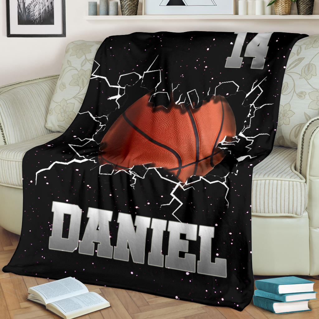 Ohaprints-Fleece-Sherpa-Blanket-Basketball-Gift-For-Son-Boy-Men-Custom-Personalized-Name-Number-Soft-Throw-Blanket-1619-Fleece Blanket