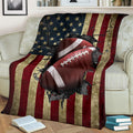 Ohaprints-Fleece-Sherpa-Blanket-American-Football-Gift-For-Son-Boy-Men-Soft-Throw-Blanket-1244-Fleece Blanket