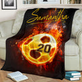 Ohaprints-Fleece-Sherpa-Blanket-Soccer-Black-Fireballs-Custom-Personalized-Name-Number-Soft-Throw-Blanket-1252-Fleece Blanket